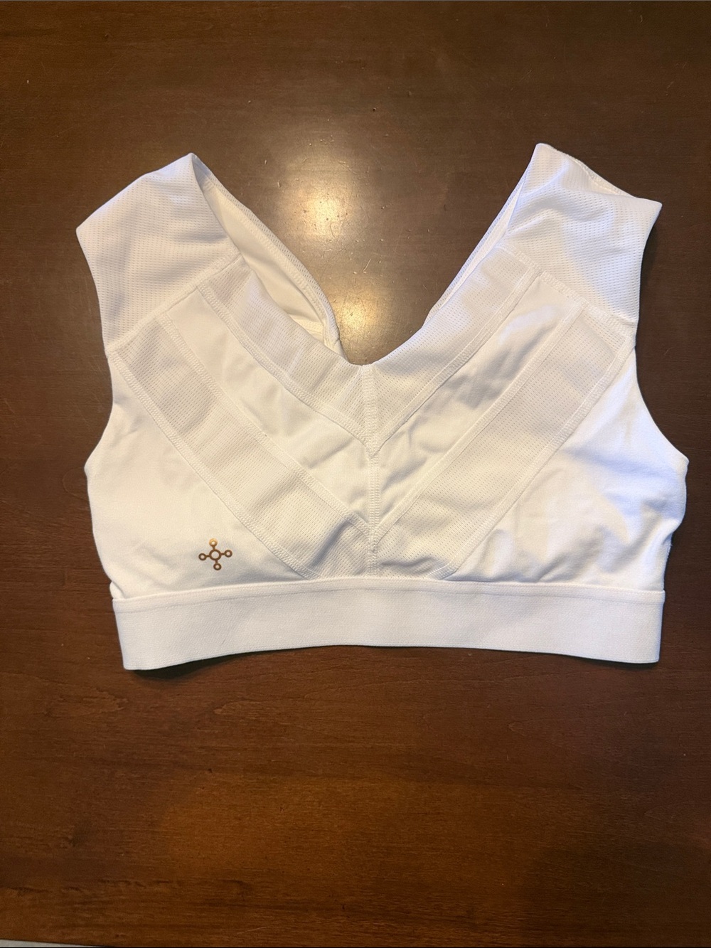 Tommie copper White Seamless V-Neck posture and support sports Bra - Picture 3 of 6